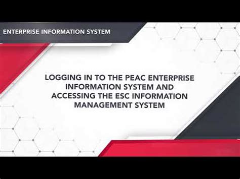 Enterprise Information System (EIS) Video 1 .